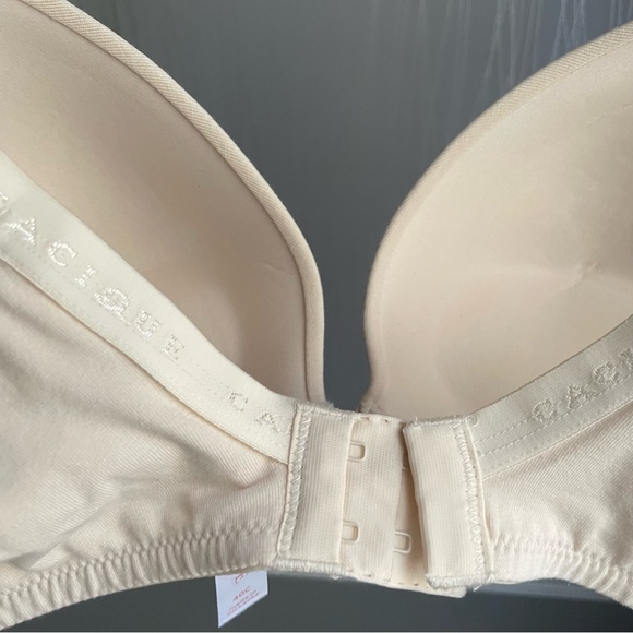 Cacique Bra Boost Plunge 40C Cotton Blend Tan - Picture 7 of 11